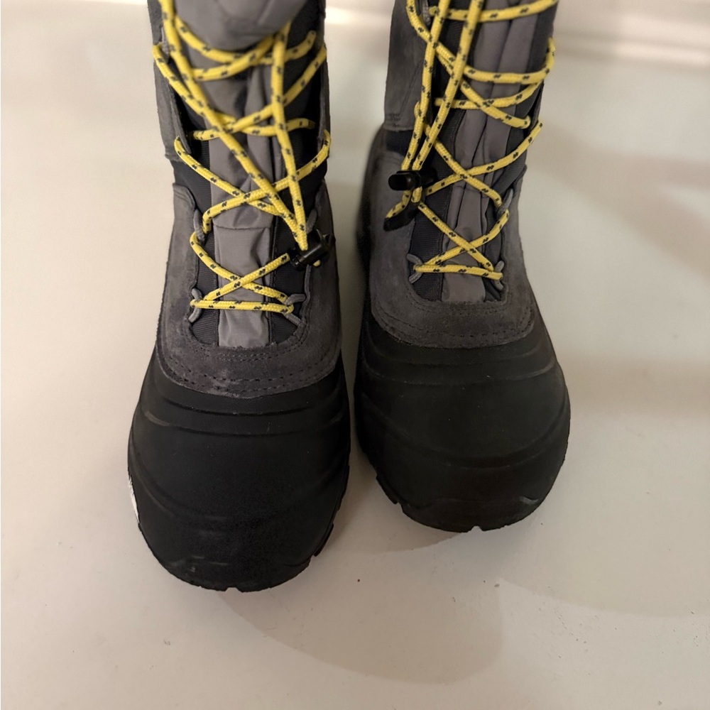 The North Face Kids Boots - Black, Gray, and Yellow